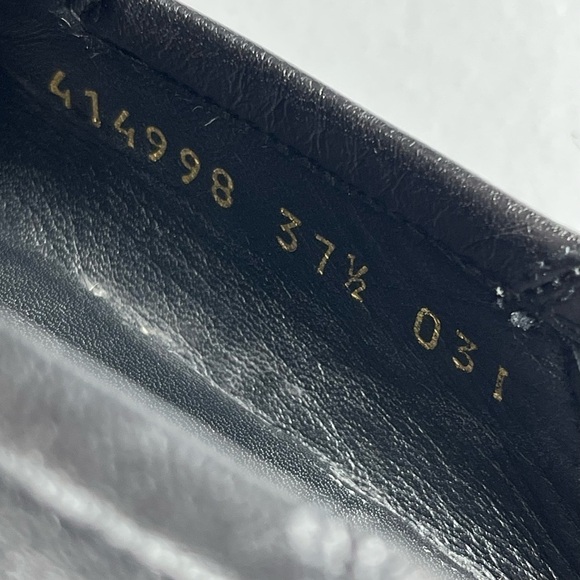 GUCCI Women's Brixton Horsebit Convertible Loafer Black Learner Size-37.5 $920 - Picture 14 of 16